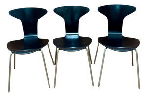 3105 Mosquito Chairs by Arne Jacobsen, 1950, Set of 3