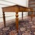 Classic English Writing Desk Black Leather For Sale - Image 9 of 18