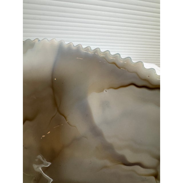 Glass Murano Glass Cartoccio Seashell Centerpiece Bowl For Sale - Image 7 of 12