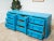 Peacock Blue Dresser For Sale In Los Angeles - Image 6 of 12