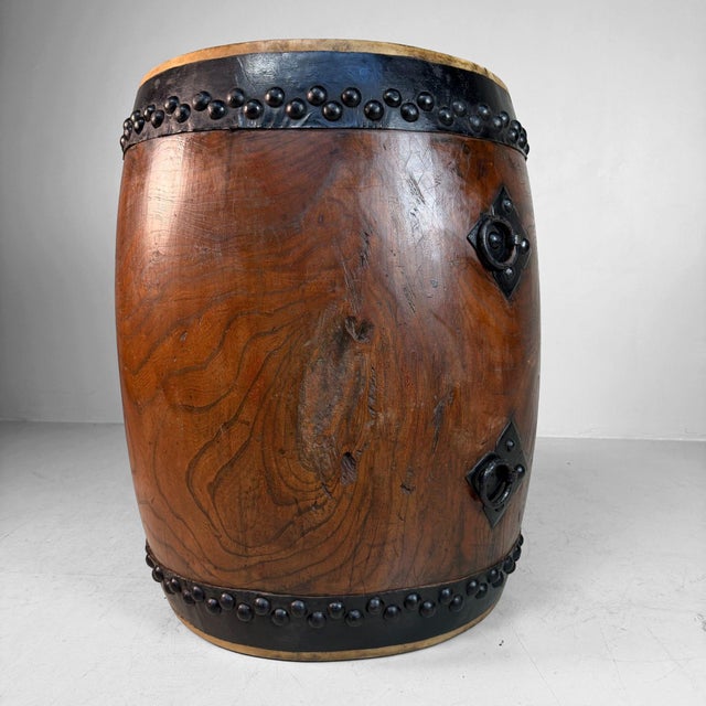 Decorative Japanese Nagadō Taiko Matsuri Drum, 1950s For Sale - Image 16 of 18