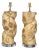 18th Century Italian Twisted Column Fragments Made into Table Lamps - a Pair For Sale