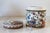 White Vintage Hand-Painted Portuguese Ceramic Canister or Trinket Pot For Sale - Image 8 of 10
