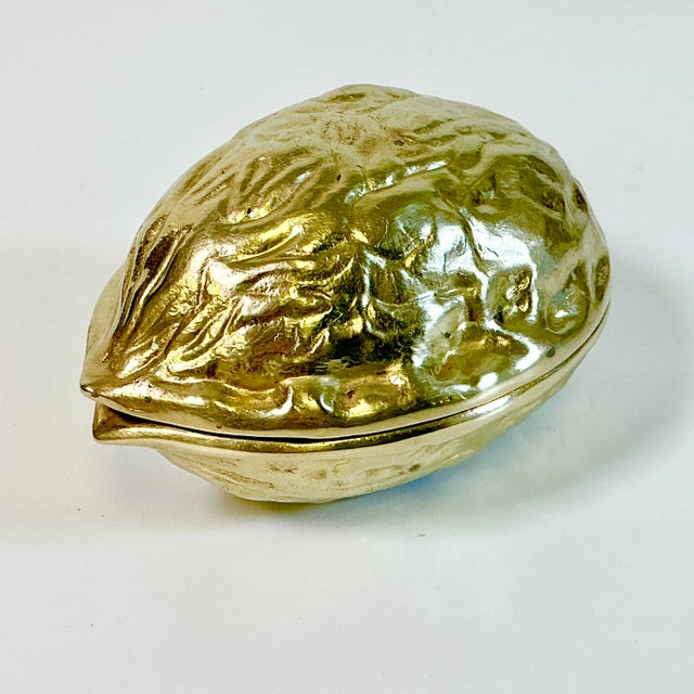 Mid 20th Century Mid-Century Italian Boho Chic Trompe L’Oeil Walnut Brass Nutcracker. For Sale - Image 5 of 16