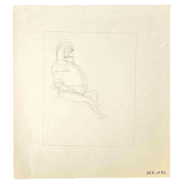 Leo Guida, Knight, Original Drawing, 1970s For Sale
