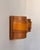 Pair of wall sconces made from pine slats, produced in Sweden in the 1970s. Original design. Beautiful play of light...