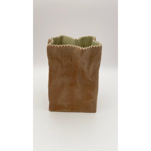 Tapio Wirkkala 1970s Tapio Wirkkala "Paper Bag" Porcelain Vase for Rosenthal For Sale - Image 4 of 8