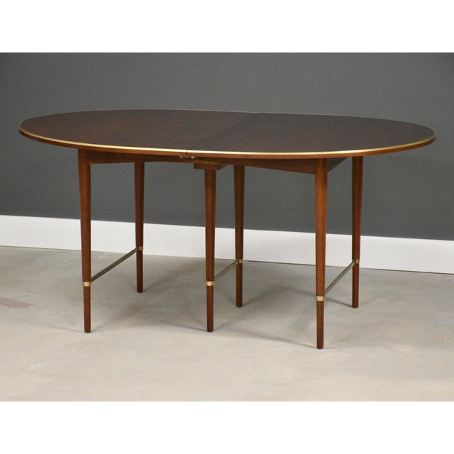 Mid-Century Modern 1960s Refinished 128” Paul McCobb Connoisseur Mahogany and Brass Dining Table For Sale - Image 3 of 10