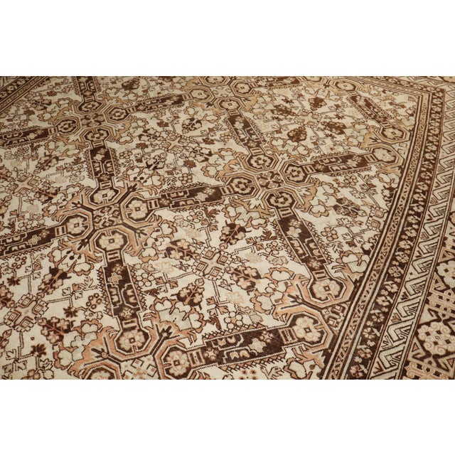 Zabihi Collection Keyhole Ersari Large Rug For Sale In New York - Image 6 of 12