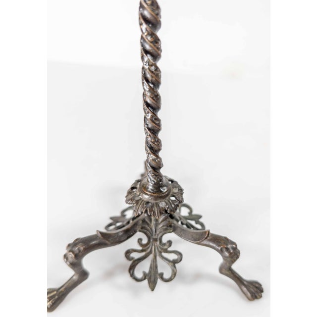19th Century or Earlier Italian Grand Tour Roman Paduan Revival Bronze Oil Lamp For Sale - Image 18 of 18