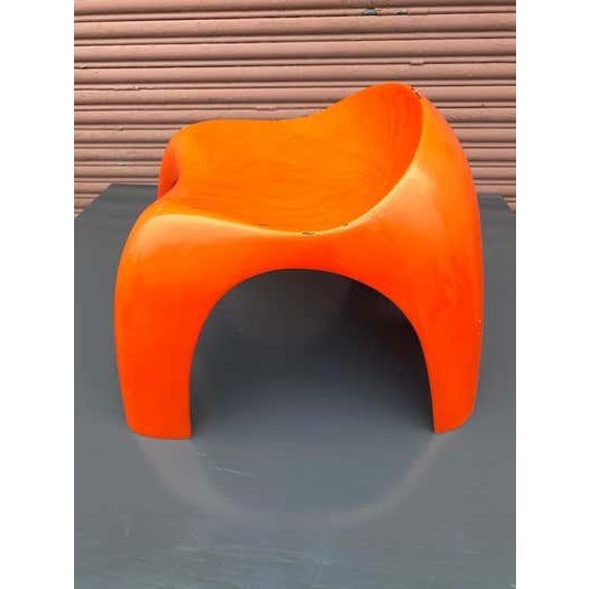 Stacy Dukes Prototype Fiberglass Stool Selected by The Pasadena Art Museum for their 1968 California Design 10 Exhibition....