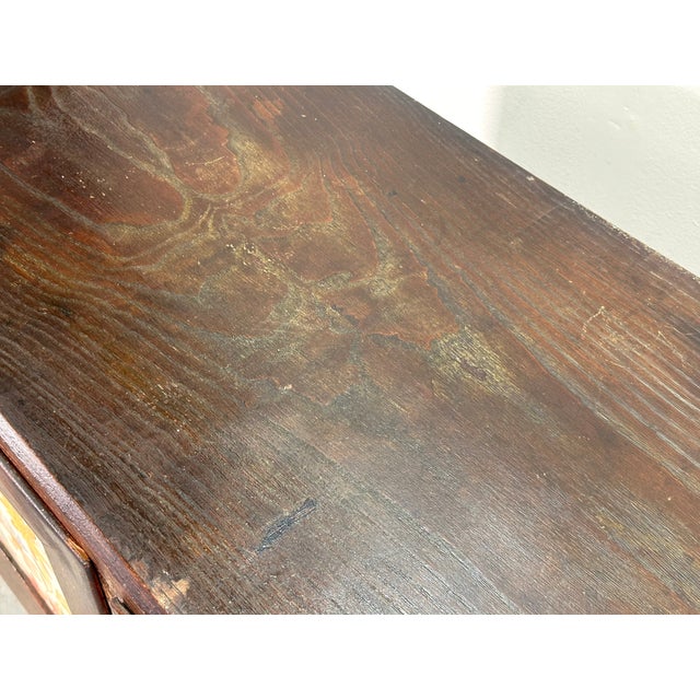 Rustic Chestnut Wood Sideboard, 1940s For Sale - Image 18 of 18