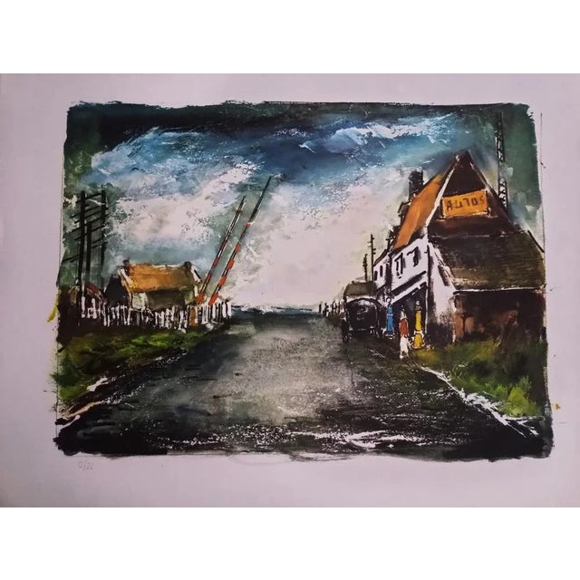 Maurice de Vlaminck (1876-1958) Landscape from Life and painting of Vlaminck, edition Smeets Handnumbered n°22/300, ft...