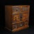 Chinese Vintage Chinese Huali Rosewood Carved "Antiques" Cabinet With 5 Drawers and Double Doors For Sale - Image 3 of 10