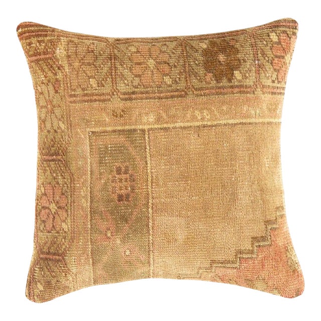 Pasargad DC Vintage Hand Knotted Rug Turkish Pillow For Sale