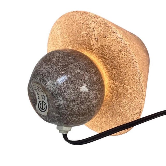 Vintage Italian Glass Mushroom Lamp, 1970s For Sale - Image 10 of 11