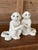 Chelsea House Inc Pair of Chelsea House White Porcelain Capuchin Monkey Bookends or Decorative Objects For Sale - Image 4 of 12