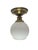 Vintage Communist Ceiling Light, Poland, 1970s For Sale - Image 10 of 11