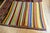 A Handcrafted 1960s Multi-color Crocheted Afghan Throw Blanket In Excellent Condition! 51" x 62"