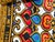 Vintage Super Java Net 6-Yard Cotton Fabric – Cobalt Blue Ornate Medallion Border Print, Thailand For Sale In Detroit - Image 6 of 9