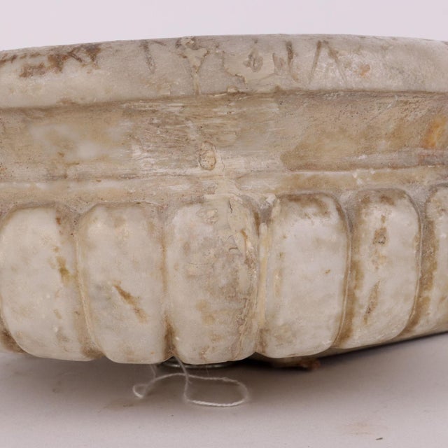 Bascellato Marble Bowl with Sculpted Face For Sale - Image 5 of 9