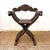 Vintage Savonarola Chair in Carved Wood, 1950s For Sale - Image 10 of 10