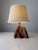 Modern Sculptural Table Lamp in Carved Olive Wood, 1970s For Sale - Image 11 of 18