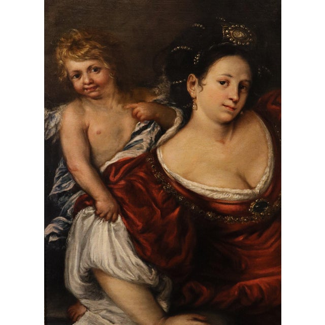 17th Century Workshop of Francesco Cairo, Queen Artemisia, 1670, Oil on Canvas For Sale - Image 5 of 15