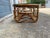 1960s Pair of Bamboo + Rattan Side Tables | Style of Franco Albini For Sale - Image 5 of 13