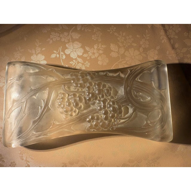 Glass Art Deco Lalique Blotter For Sale - Image 7 of 7