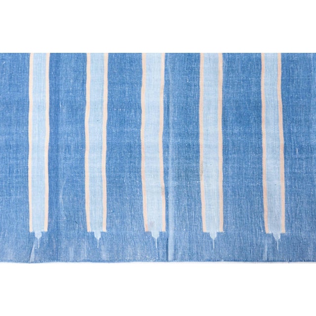 Vintage Indian Dhurrie Rug Doris Leslie Blau For Sale - Image 9 of 11