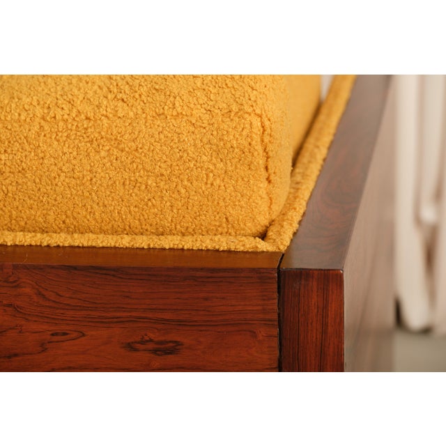 Rosewood Case Sofa in the Style of Milo Baughman, 1970s For Sale - Image 10 of 17