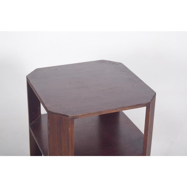 Art Deco Side Table in Walnut, 1920s For Sale - Image 4 of 8