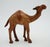Camel Sculpture with Aged Leather on Hand Carved Wood from Libertys London For Sale - Image 6 of 9