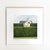Digital collage of Midwestern house from the artist's series "House & Hedge". Edition of 5. Image measures 22"x22" printed...
