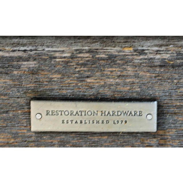 Restoration Hardware Restoration Hardware Bench • Teakwood With Cushions For Sale - Image 4 of 7