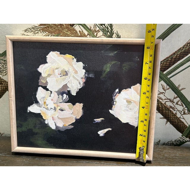 Framed Garden Roses II Painting For Sale - Image 4 of 5