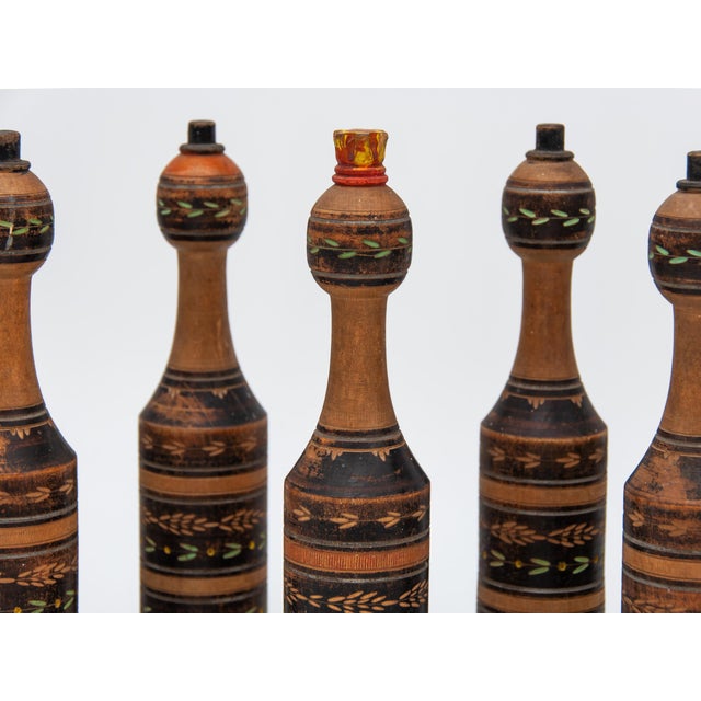 Brown Mid 20th Century Rug Pins - Set of 9 For Sale - Image 8 of 13