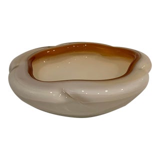 Murano Cased Glass Bowl For Sale