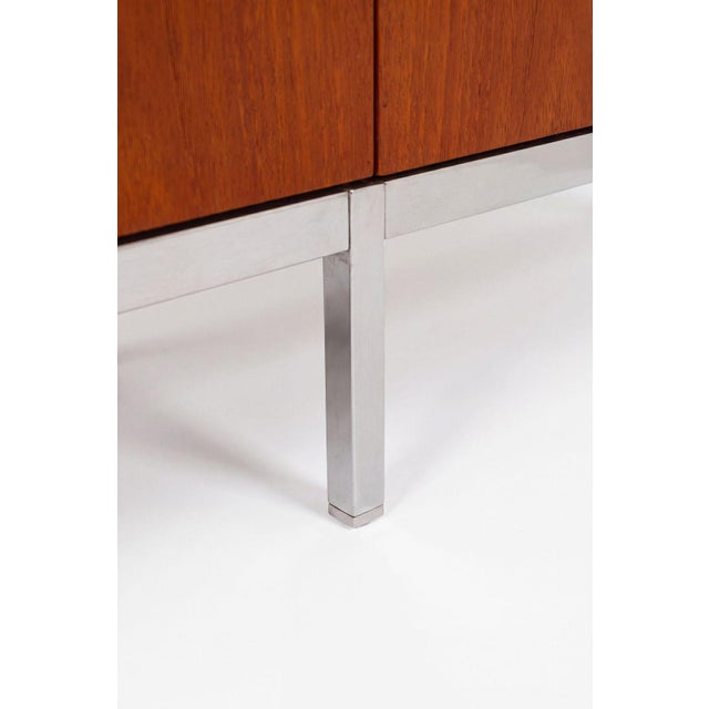 Florence Knoll Eight-Drawer Credenza Teakwood and Marble 1973 For Sale - Image 11 of 12