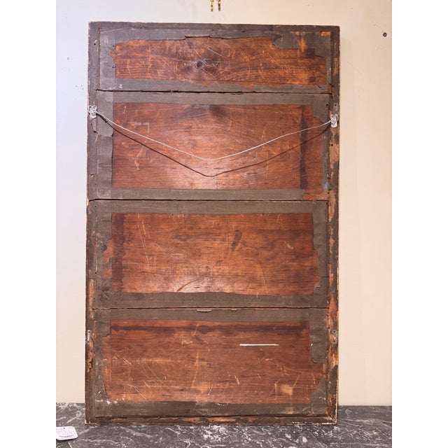 19th Century Ebony and Gold Restoration Mirror For Sale - Image 9 of 9