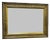 Vintage Rectangular Gold and Black Mirror, 1970s For Sale