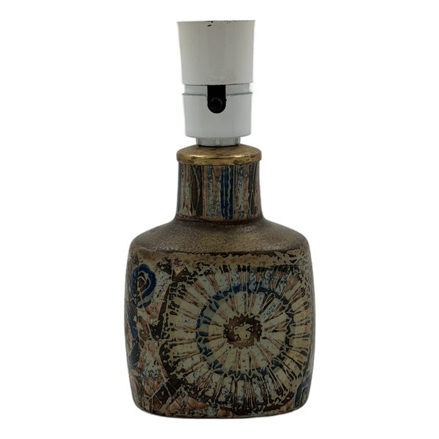 Mid-Century Modern Baca Ceramic Table Lamp by Nils Thorsson for Royal Copenhagen, 1970s For Sale