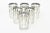 Vintage Silvered Barware Set of 18 Glasses With Silver ,Modern Mid Century For Sale In Miami - Image 6 of 12
