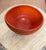 Mid-Century Modern 1960s Aldo Londi for Bitossi - Large Bowl From Seta Series in Lobster Orange For Sale - Image 3 of 7