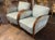 The Pair of French Art Deco Mahogany Club Chairs are elegant and stylish seating options. Crafted from high-quality...