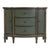 Wood Sheffield 40 in. W Demilune Wood 3 Drawer 2 Door Accent Cabinet, Royal Pastel Green For Sale - Image 7 of 11