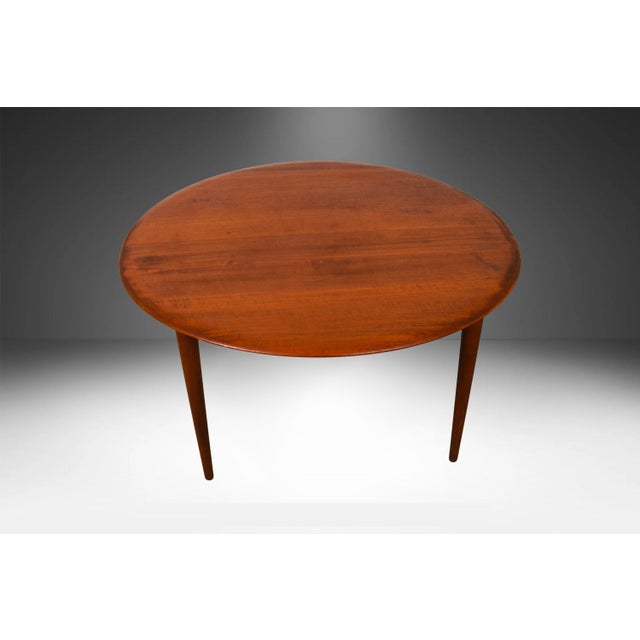 Mid-Century Modern Teak Midcentury Round Coffee Table Peter Hvidt & Orla Molgaard-Nielsen for France & Son For Sale - Image 3 of 12