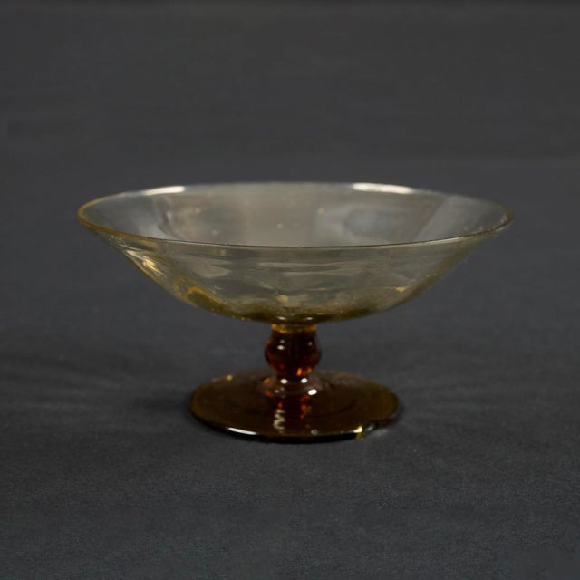 1940s Italian Glass Bowl attributed to Vittorio Zecchin, 1940s For Sale - Image 5 of 8