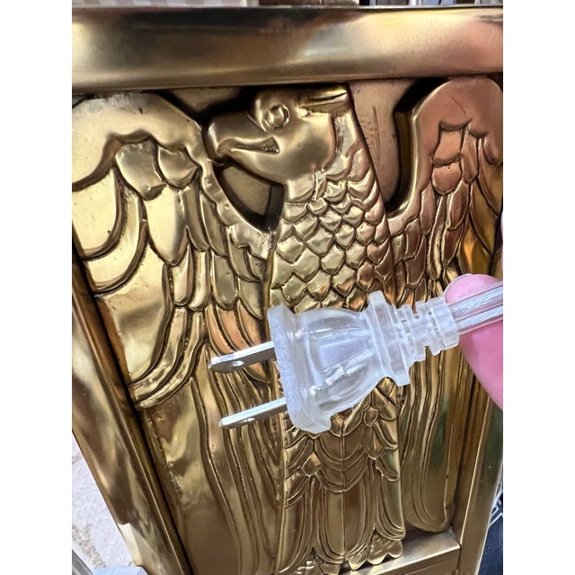 Late 20th Century The Republic Lamp in Brass With Shade For Sale - Image 12 of 12